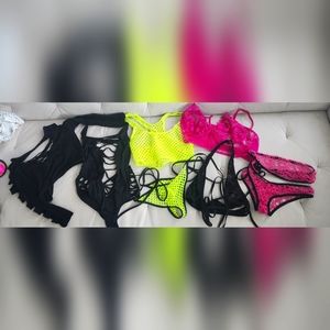 DANCE EXOTIC BIKINI FISHNET BUNDLE